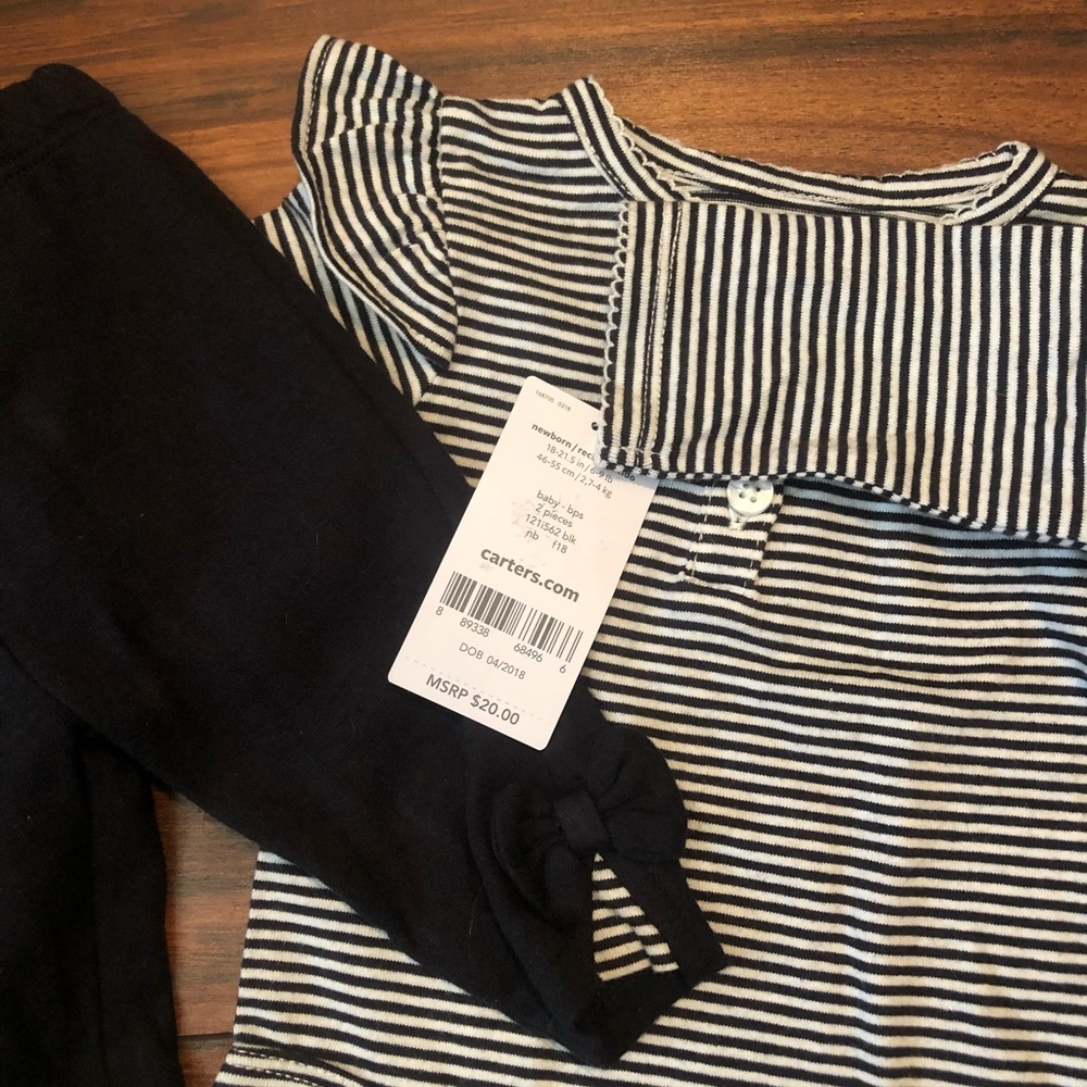 🌟NWT🌟 Newborn Carter’s 2 piece set - Picture 2 of 2